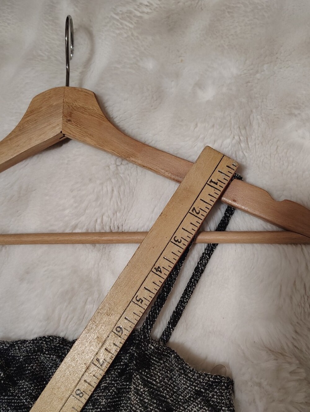 Black & Gray Plaid Spaghetti-Strap Mini Dress - Picture 7 of 12
